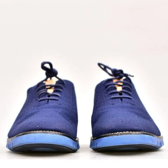 COLE HAAN ORIGINAL GRAND STITCHLITE WINGTIP C26712 SHOES BLUE OXFORDS MEN’S 13