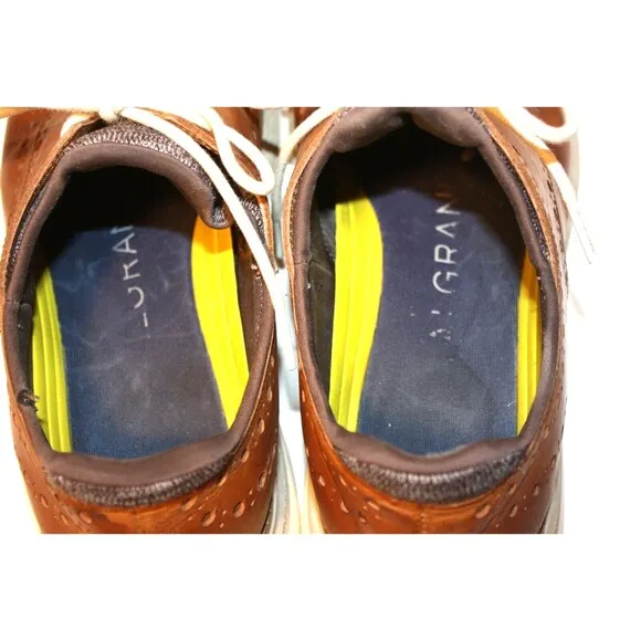 Cole Haan Original Grand Ultra Wingtip Brown Leather Oxfords Men's Sz 10M