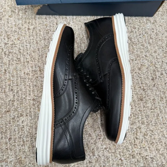 Cole Haan Original Grand Wingtip OXFORDS BLACK C26469 New
