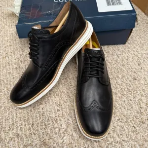 Cole Haan Original Grand Wingtip OXFORDS BLACK C26469 New