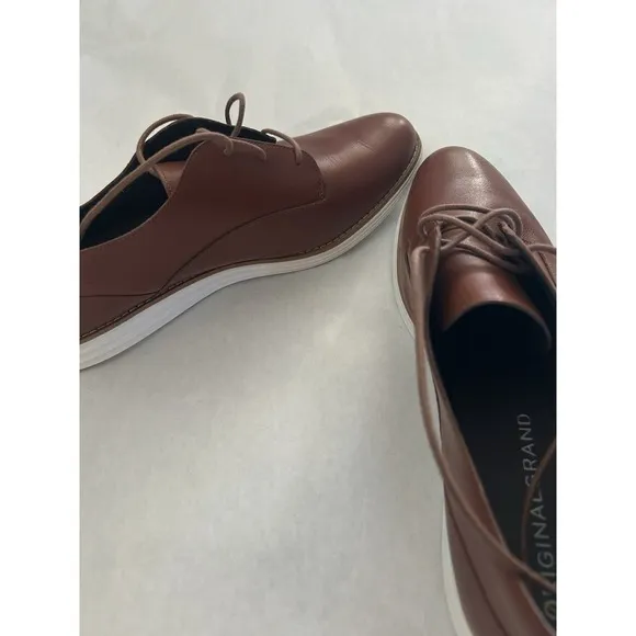 Cole Haan OriginalGrand Plain Toe Oxfords Womens 11 Mint Condition Brown Leather