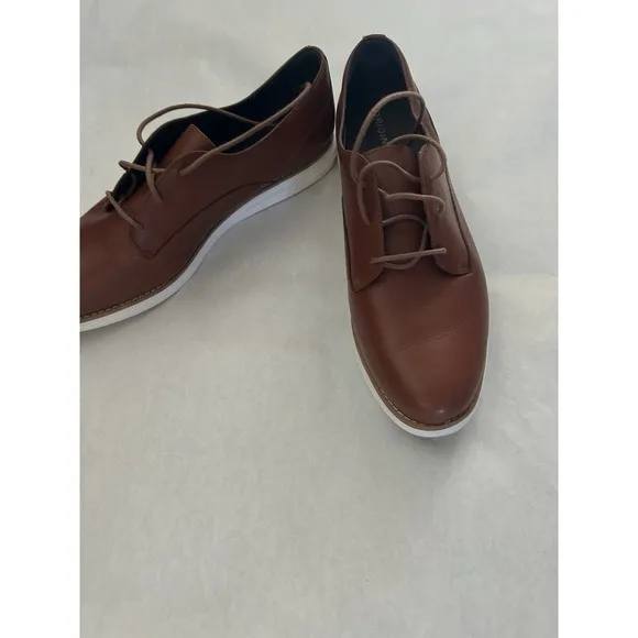 Cole Haan OriginalGrand Plain Toe Oxfords Womens 11 Mint Condition Brown Leather