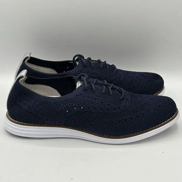 Cole Haan OriginalGrand Wingtip Oxfords Navy Stitchlite Sz 9B W11503