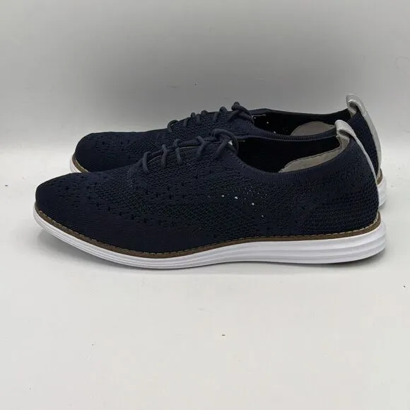 Cole Haan OriginalGrand Wingtip Oxfords Navy Stitchlite Sz 9B W11503