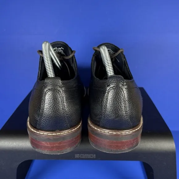 Cole Haan Oxfords Men's 8 M Black Pebbled Leather Watson Wingtip Dress Shoes