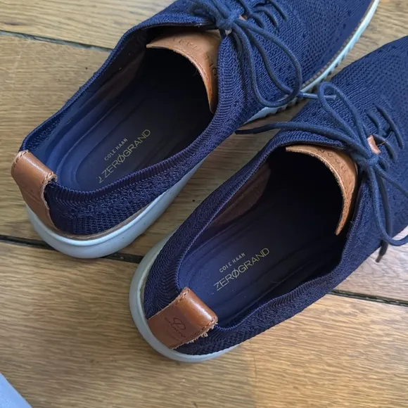 Cole Haan Oxfords Sneaker Navy Blue Zerogrand Stitchlite 12M Shoe Casual