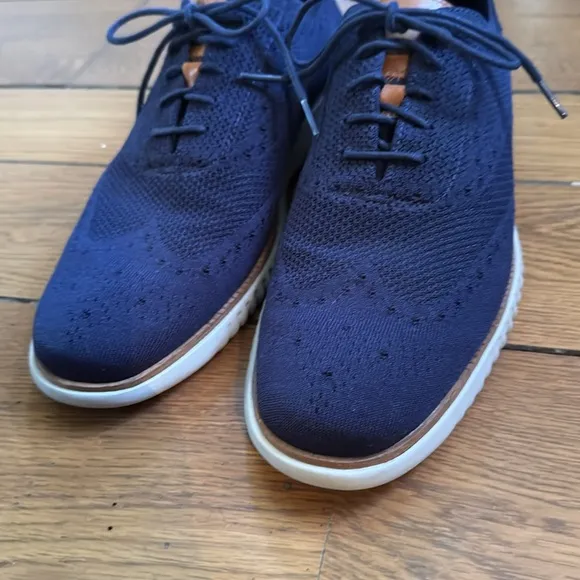 Cole Haan Oxfords Sneaker Navy Blue Zerogrand Stitchlite 12M Shoe Casual