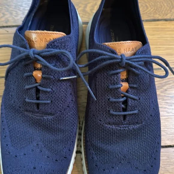 Cole Haan Oxfords Sneaker Navy Blue Zerogrand Stitchlite 12M Shoe Casual