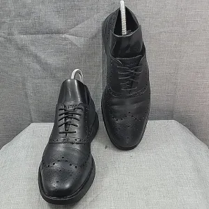 Cole Haan Shoes for Crews Black wingtip oxfords C34021 men's SZ 10.5