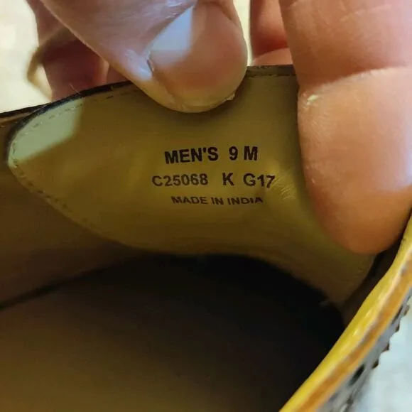 Cole Haan Shoes Men 9 M Chestnut Brown Air Wingtip Oxfords Cambridge