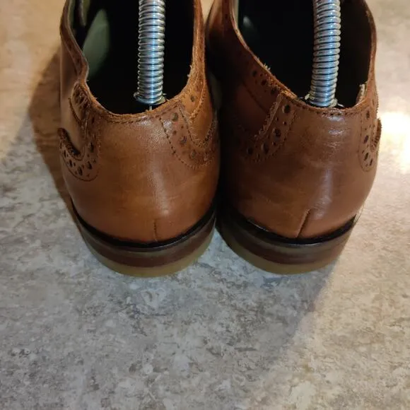 Cole Haan Shoes Men 9 M Chestnut Brown Air Wingtip Oxfords Cambridge