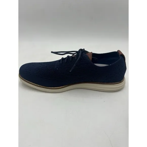 Cole Haan Shoes‎ Mens 10 Marine Blue Stitchlite Originalgrand Wingtip Oxfords