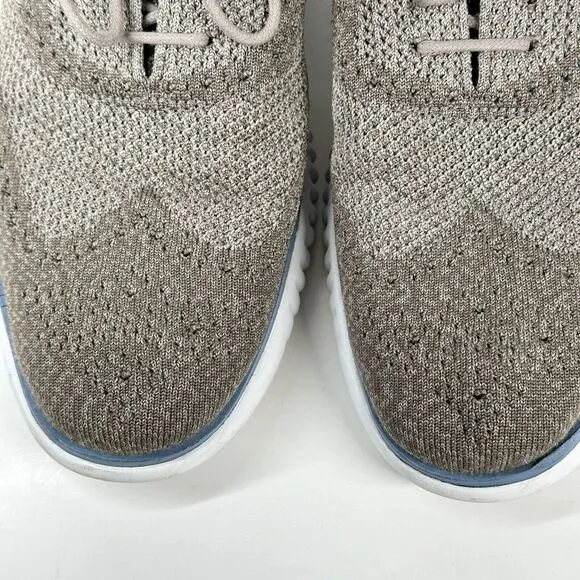 Cole Haan Shoes Mens Size 9.5 2.ZeroGrand Stitchlite Grey Wingtip Oxfords C26927