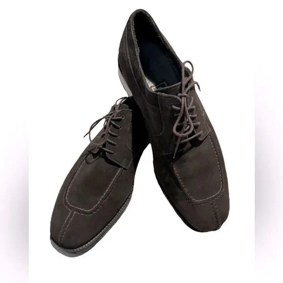Cole Haan Suede NikeAir Sole Split-Toe Lace-up Oxford Sz 9 Perfect Condition