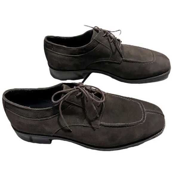 Cole Haan Suede NikeAir Sole Split-Toe Lace-up Oxford Sz 9 Perfect Condition