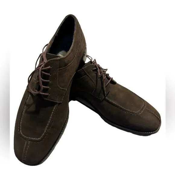 Cole Haan Suede NikeAir Sole Split-Toe Lace-up Oxford Sz 9 Perfect Condition