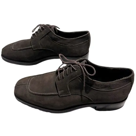 Cole Haan Suede NikeAir Sole Split-Toe Lace-up Oxford Sz 9 Perfect Condition