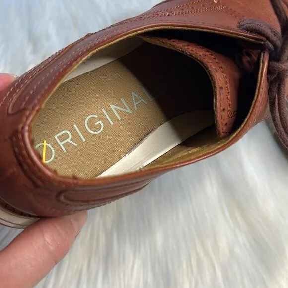 Cole Haan Tan Original Grand Remastered Wingtip Oxfords