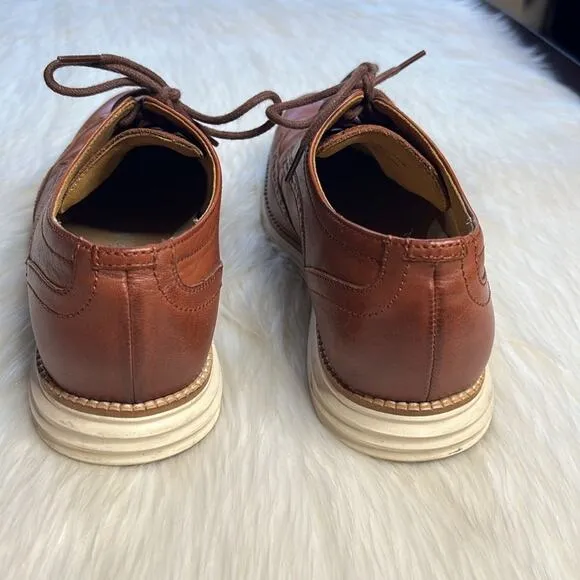 Cole Haan Tan Original Grand Remastered Wingtip Oxfords