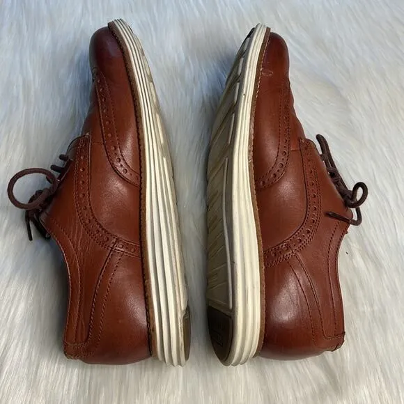 Cole Haan Tan Original Grand Remastered Wingtip Oxfords