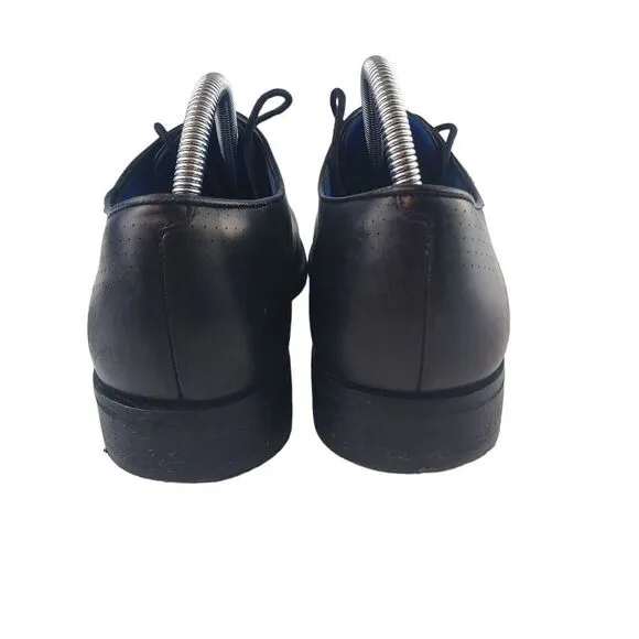 Cole‎ Haan Washington Grand OS Laser Mens 8.5 Black Wingtip Oxfords C23999