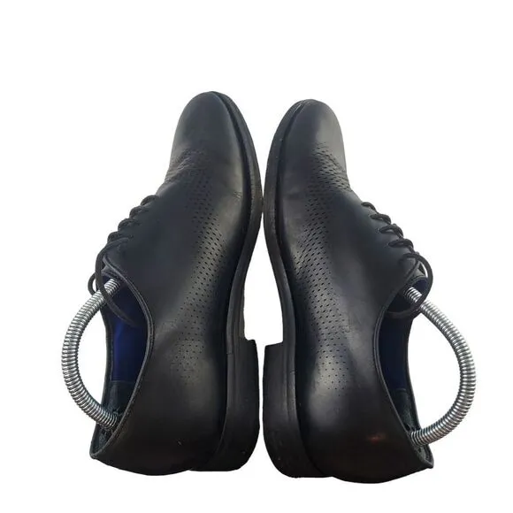 Cole‎ Haan Washington Grand OS Laser Mens 8.5 Black Wingtip Oxfords C23999
