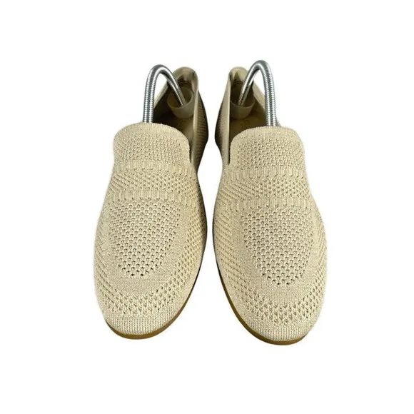 Cole Haan Women's Modern Classics Stitchlite Knit Loafer – Cement/Gold, Size 11B