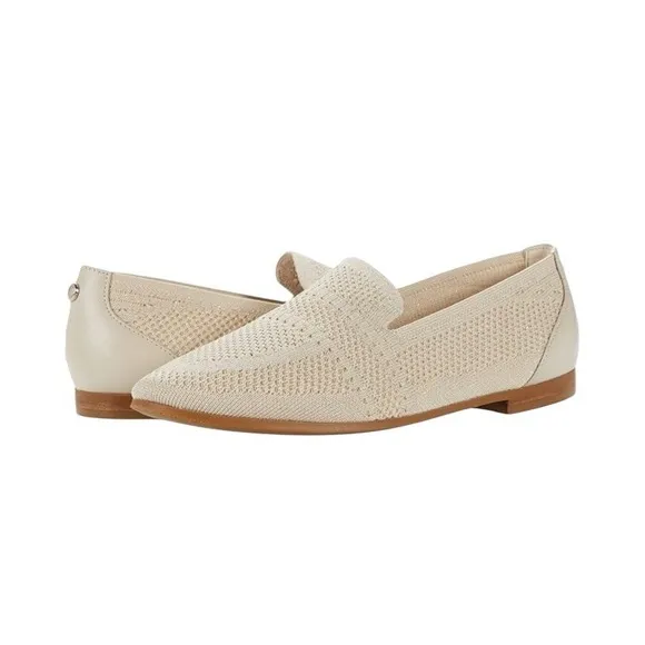 Cole Haan Women's Modern Classics Stitchlite Knit Loafer – Cement/Gold, Size 11B