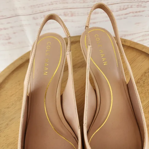Cole Haan Womens Vandam Slingback Heels