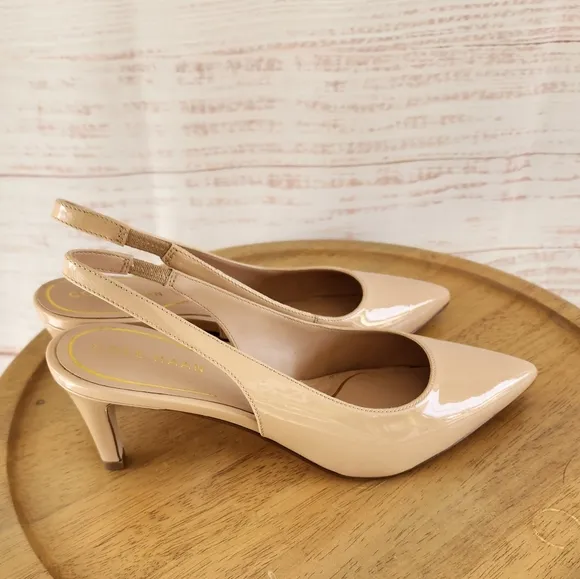 Cole Haan Womens Vandam Slingback Heels