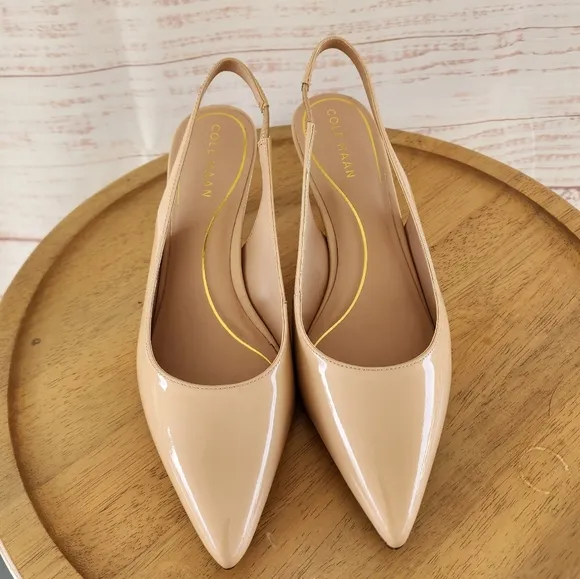 Cole Haan Womens Vandam Slingback Heels