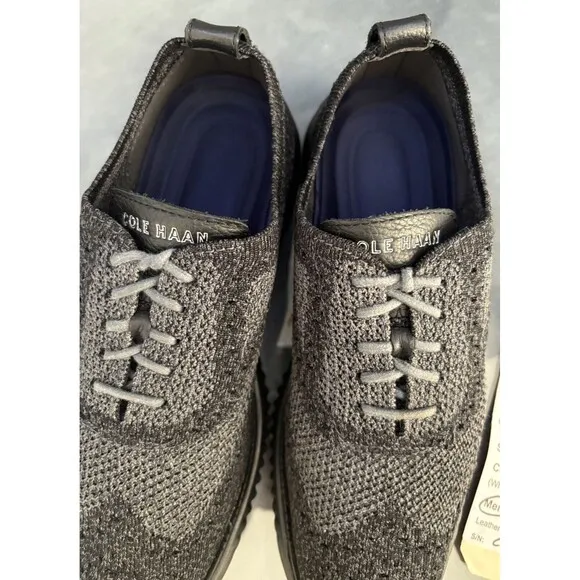 Cole Haan Zero Grand Men's Knit Lite Wingtip Oxfords Casual Shoes Size 9 C27563
