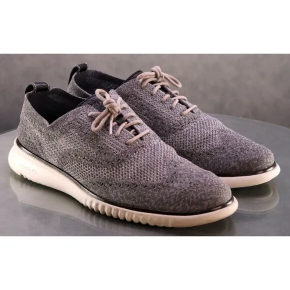 Cole Haan Zero Grand Stitchlite $160 Men's Wingtip Oxfords Shoes Size 8 C27565
