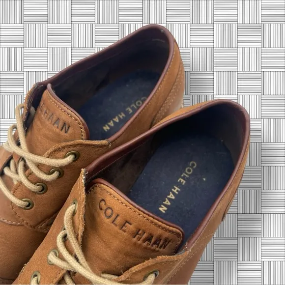 Cole Haan Zerogrand C30635 Brown Leather Cap Toe Oxfords Lace Up Shoes Size 10.5