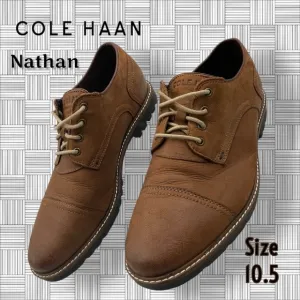 Cole Haan Zerogrand C30635 Brown Leather Cap Toe Oxfords Lace Up Shoes Size 10.5