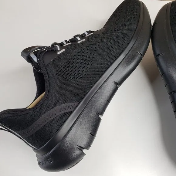 Cole Haan Zerogrand Journey Runner Sneakers Mens Sz 10 Black/Silver/ C35538 NEW!
