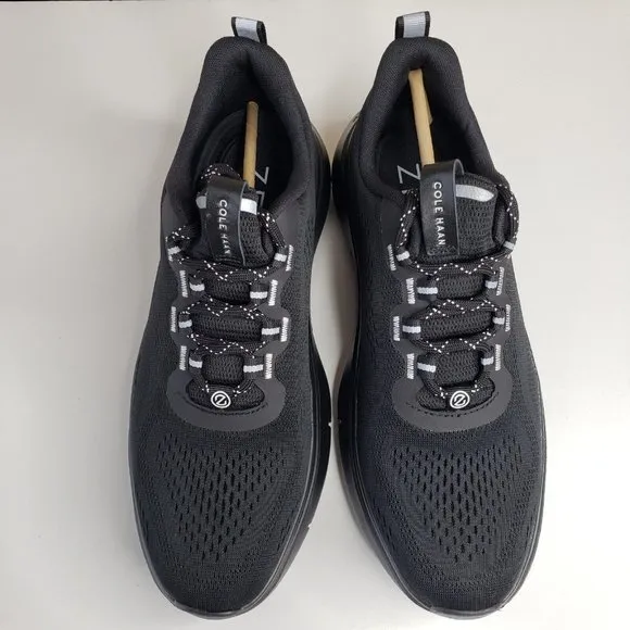 Cole Haan Zerogrand Journey Runner Sneakers Mens Sz 10 Black/Silver/ C35538 NEW!