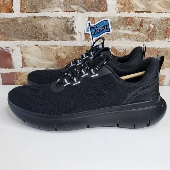 Cole Haan Zerogrand Journey Runner Sneakers Mens Sz 10 Black/Silver/ C35538 NEW!