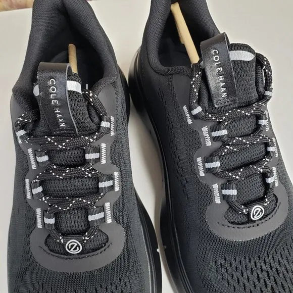 Cole Haan Zerogrand Journey Runner Sneakers Mens Sz 10 Black/Silver/ C35538 NEW!