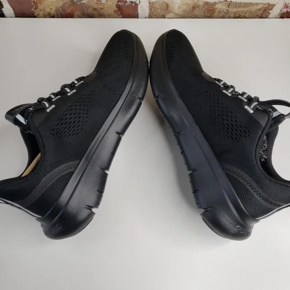 Cole Haan Zerogrand Journey Runner Sneakers Mens Sz 10 Black/Silver/ C35538 NEW!