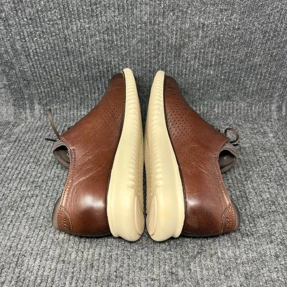 Cole Haan Zerogrand Lined Laser Wingtip Oxfords Brown Leather Mens 11 M C33816