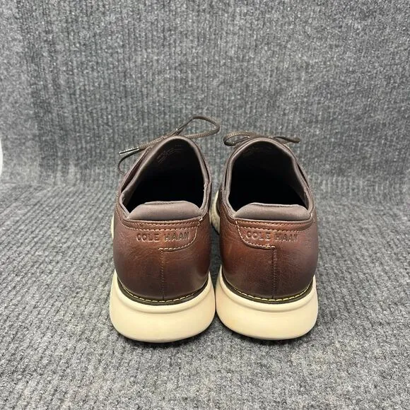 Cole Haan Zerogrand Lined Laser Wingtip Oxfords Brown Leather Mens 11 M C33816