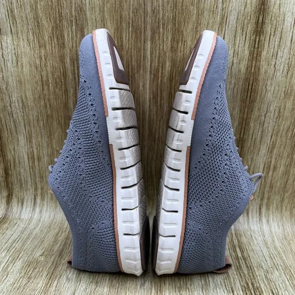 Cole Haan Zerogrand Stitchlite Men's Size 10 M Grey Wingtip Oxfords Shoes C24944