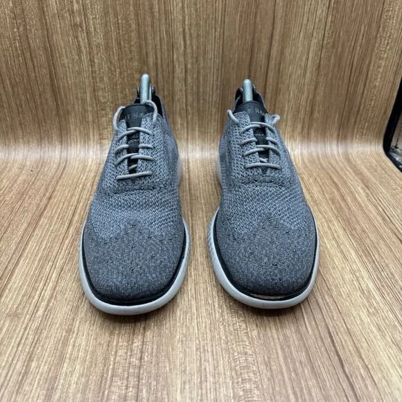 Cole Haan Zerogrand Stitchlite Men's Size 8 M Gray Wingtip Oxfords C27565