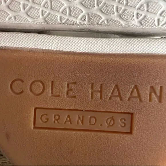 Cole HAAN Zerogrand Stitchlite Oxfords Mens 11M Knit Lace Up Amphora/Ivory