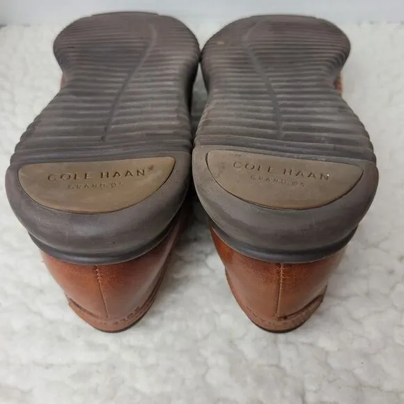 Cole Haan 2.ZeroGrand Men's Sneaker Size 13 Laser Wingtip Oxfords Brown Leather
