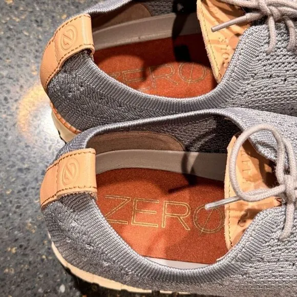 Cole Haan ZeroGrand Ironstone Stitchlite Wingtip Oxfords. Size 10.5