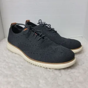 Cole Haan 2.Zerogrand Black Stitchlite Mens Shoe Size 10 Wingtip Oxfords C27568