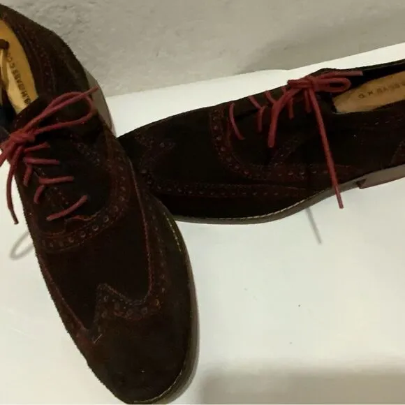 Cole Haan Wingtip Suede Men Oxford Sz 10M