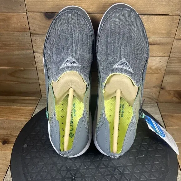 Columbia Mens Size 8.5 Bahama Vent Hightide Slip-Ons Gray Slip On New In Box